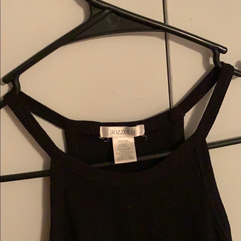 high neck black tank - Picture 2 of 2
